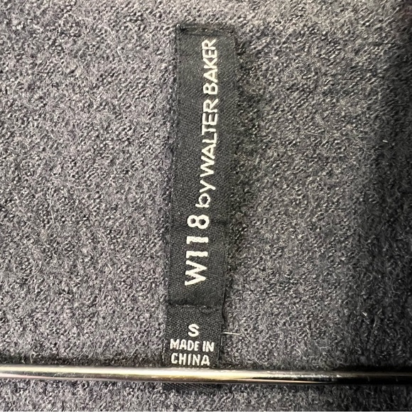 W118 by Walter Baker Grey Wool Trench Coat Size Small - Picture 13 of 15